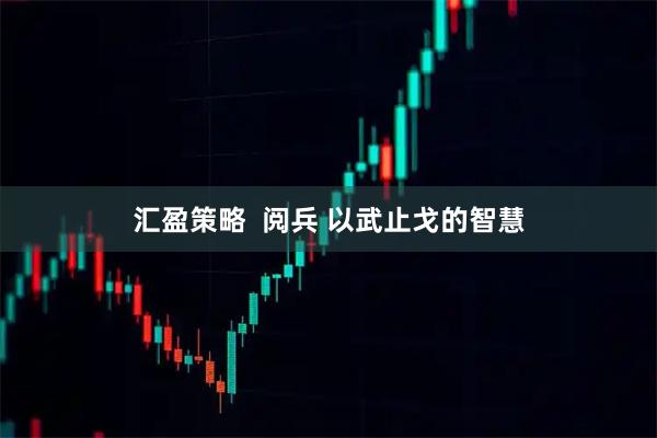汇盈策略  阅兵 以武止戈的智慧